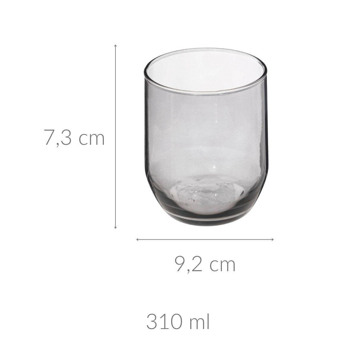 TRINKGLAS 310 ml - Grau, Glas (9.2L) - Secret de Gourmet