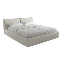 POLSTERBETT mit Bettkasten und Lattenrost 200x228 Beige - Beige/Schwarz, Kunststoff/Textil (180/200cm) - Makamii