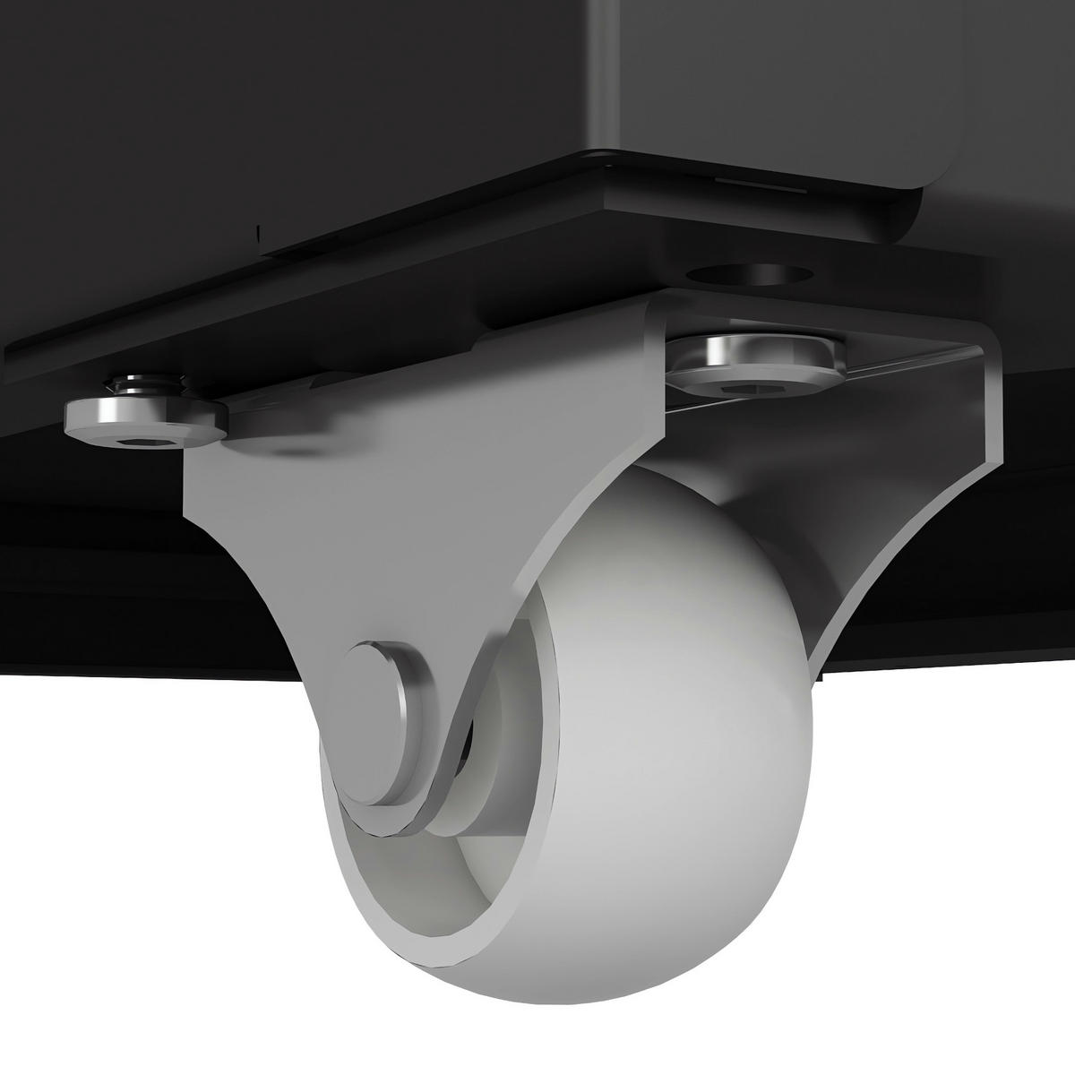 ROLLCONTAINER Kökar - Schwarz, Metall (28/48/41cm) - [en.casa]