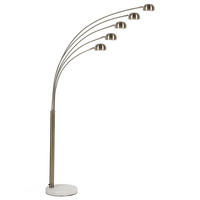 STEHLAMPE Flinders 100/100/212 cm - Goldfarben, Metall (100/100/212cm) - Beliani