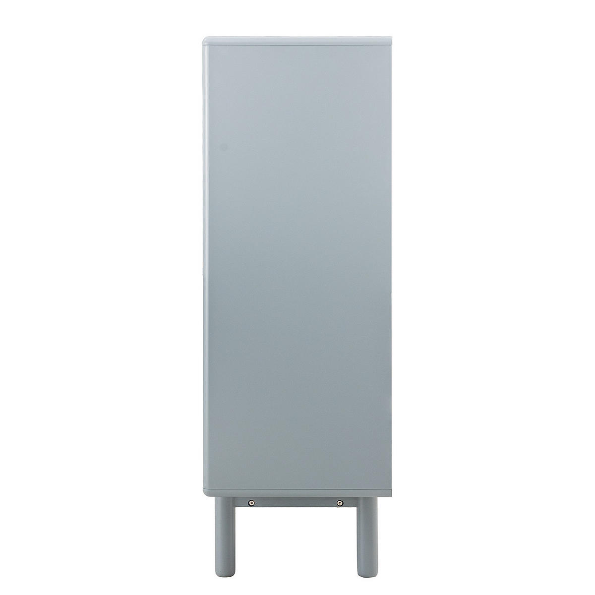 KOMMODE - MDF / Spanplatte - Blaugrau/Braun, Holz/Holzwerkstoff (100/120/40cm) - home24