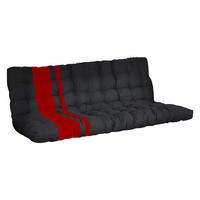 HOCHBETT - 1 Person - metall - schwarz, rot Modulo - Rot/Schwarz, Metall - Vente-Unique