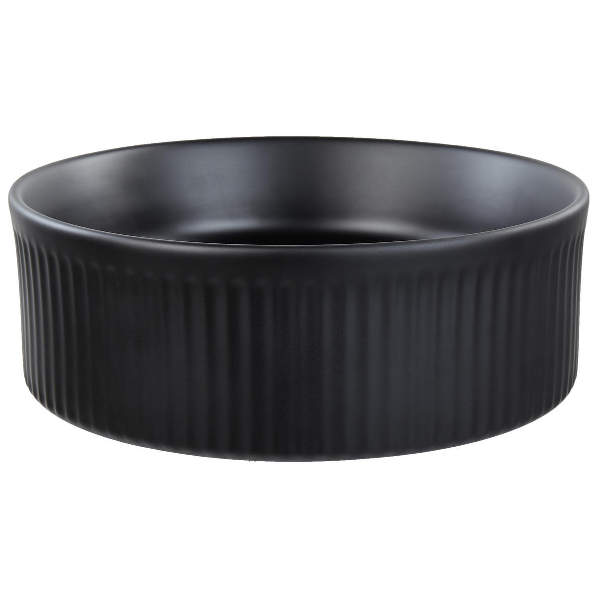 AUFSATZWASCHBECKEN Schwarz 37 cm Keramik Geldo - Schwarz, Keramik (37/13/37cm) - Beliani