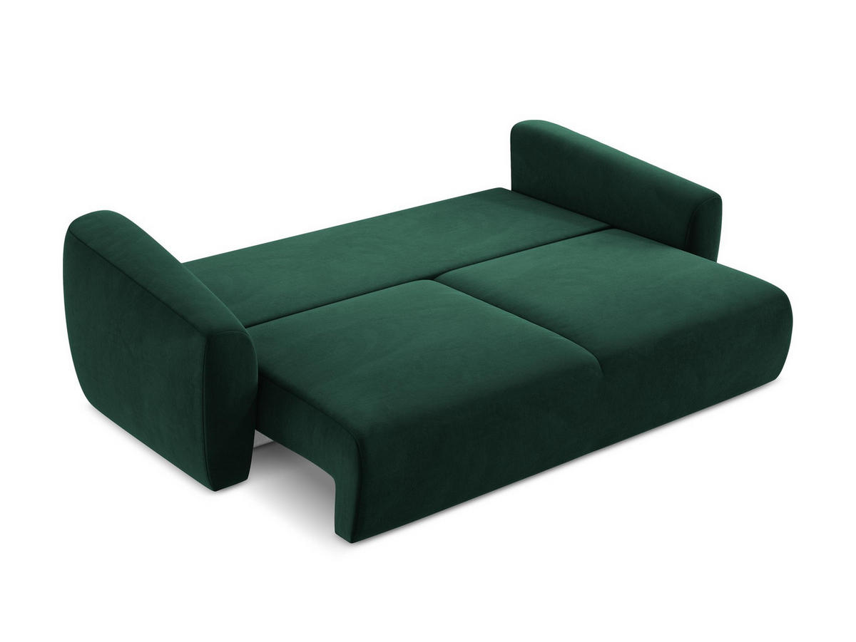 POUF Chenille Stoff Blau - Pastellblau/Schwarz, Holzwerkstoff/Kunststoff (65/40/65cm) - Makamii