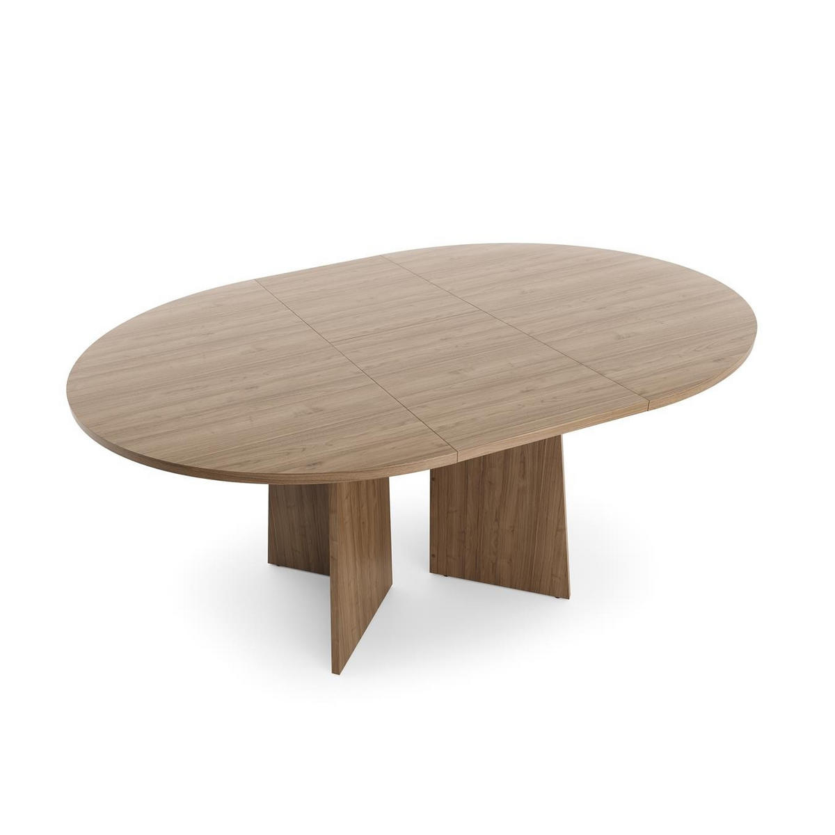 ESSTISCH Aurena, Kaschmir mit Walnuss - Walnussfarben, Holzwerkstoff (120/160/76cm) - Bettso