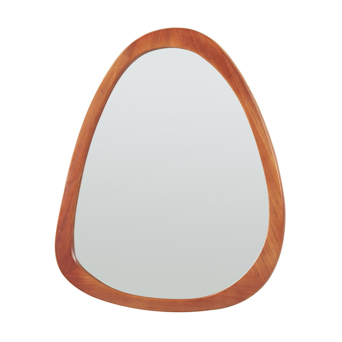 WANDSPIEGEL Jomala - Braun, Glas/Holz (60/2/70cm) - [en.casa]