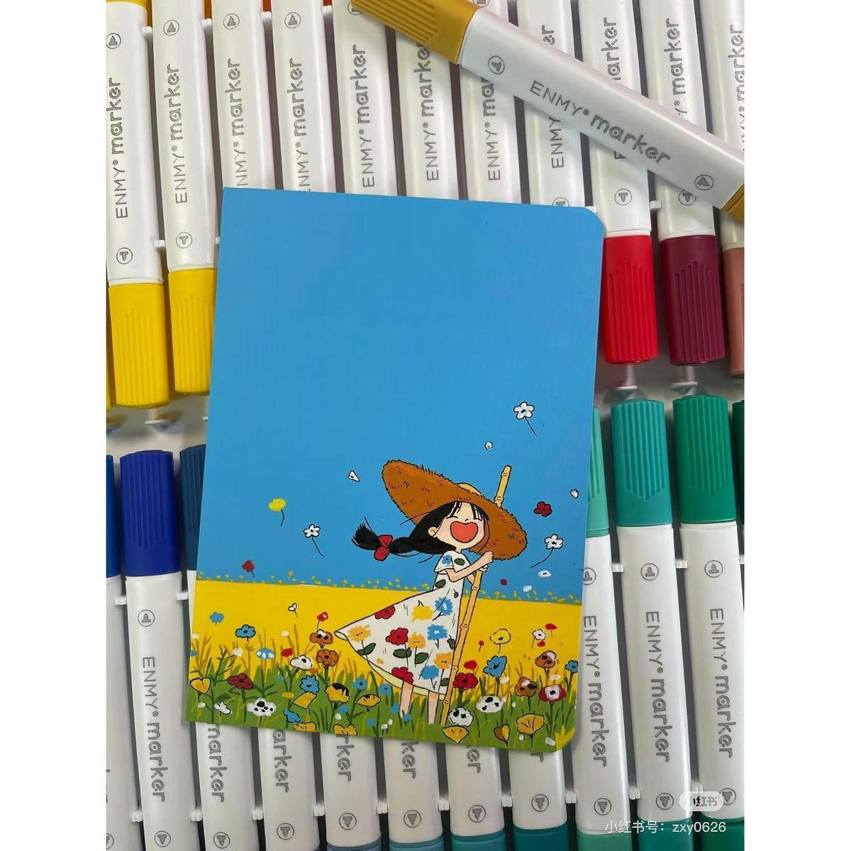 ACRYLMARKER 60er Set Doppelspitze Mehrfarbig - Multicolor, Kunststoff (10/5/15cm)