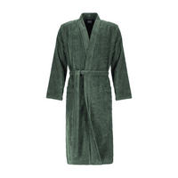 BADEMÄNTEL HERREN KIMONO STREIFEN 5507 FIELD - 47 - Grün, Textil (Lnull) - Cawö