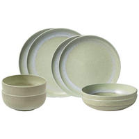 EINSTEIGER-SET Perlemor Alga grün 8-tlg. - Grün, Keramik (2/2/2cm) - like.Villeroy & Boch