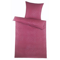 MIKROFASER-BETTWÄSCHE 135x200 Super softer Bettbezug aus 100% Polyester, Bettbezüge Bordeaux Rot Muster - Bordeaux, Textil (135/200cm) - Carpe Sonno