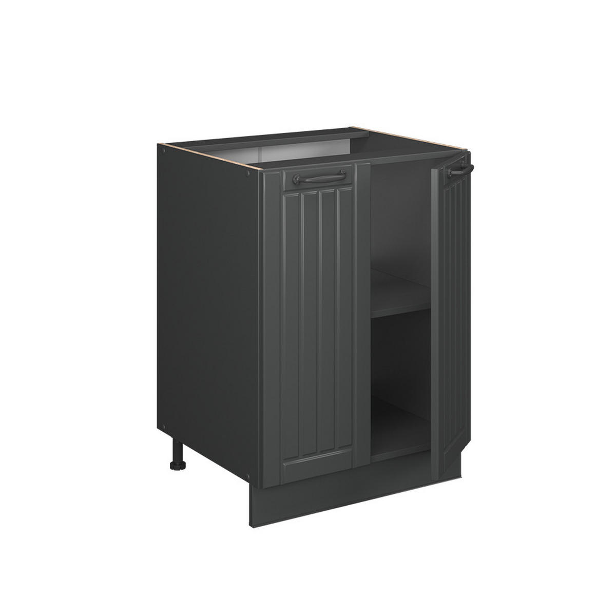 SPODNÍ SKŘÍŇKA KUCHYŇSKÉ LINKY Fame-Line Tmavě šedá - tmavě šedá/antracitová, kompozitní dřevo (60/82/60cm) - Vicco