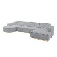 WOHNLANDSCHAFT ARRIO-U2 303x171x83 cm Grau - Grau, Holzwerkstoff/Textil (388/83/171cm) - ALTDECOR
