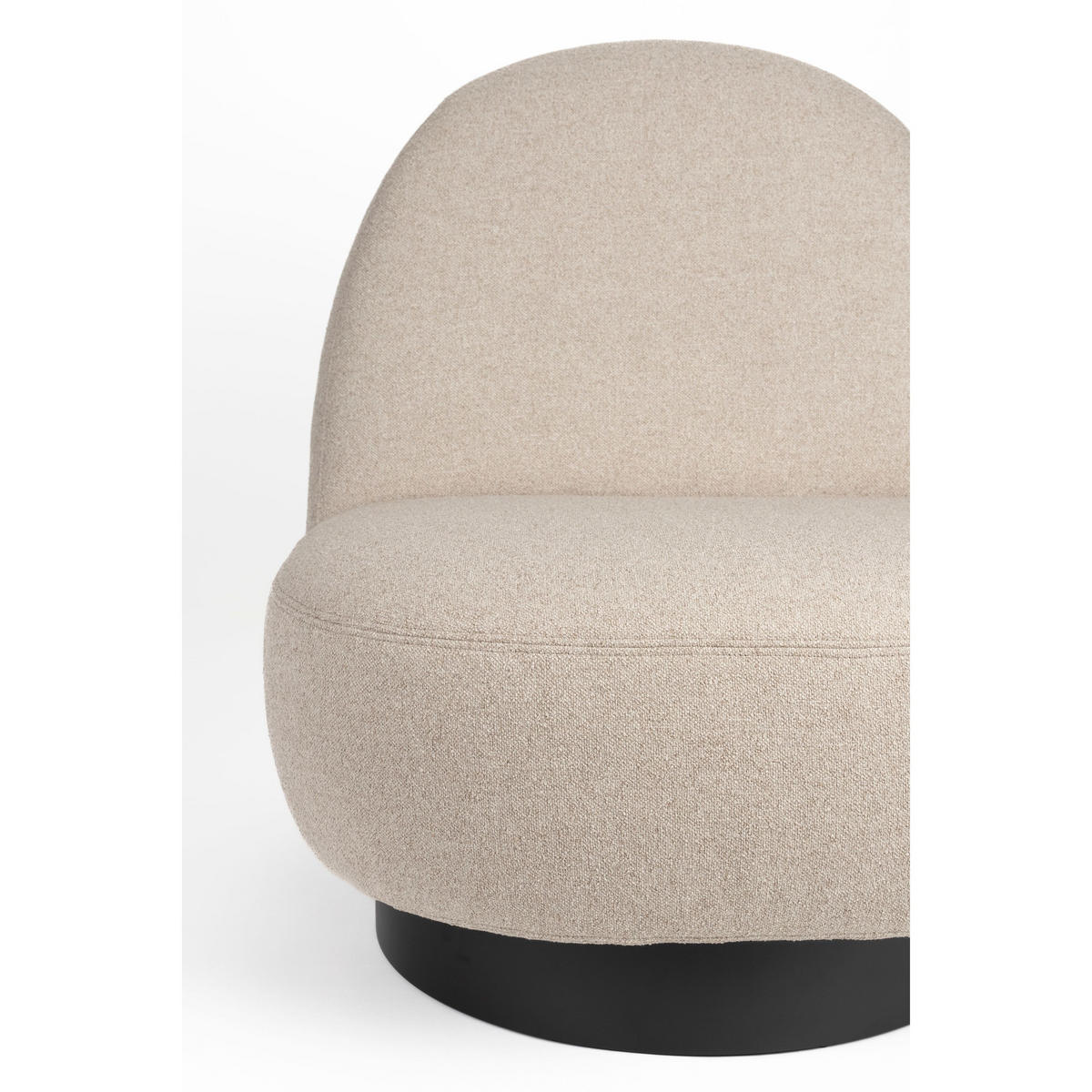 SESSEL Eden Cappuccino/ Taupe - Beige/Creme, Kunststoff (78/85/96cm) - Zuiver