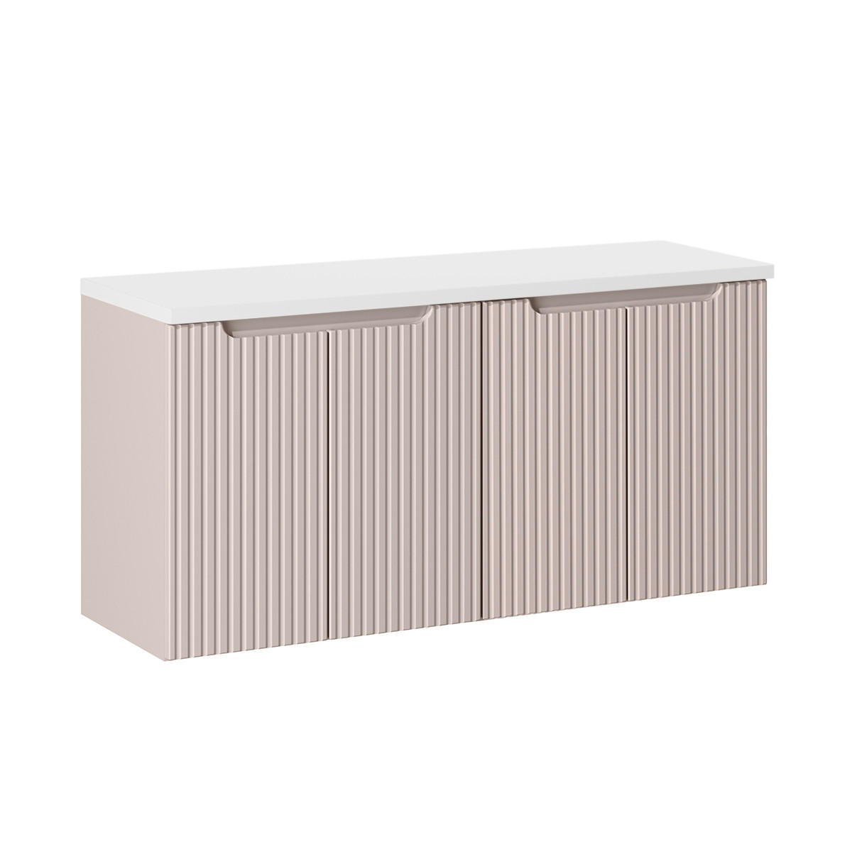 PODUMIVALNIŠKA OMARICA 120cm Riva Kašmir - bež, leseni material (120/57/40cm) - Petits-meubles