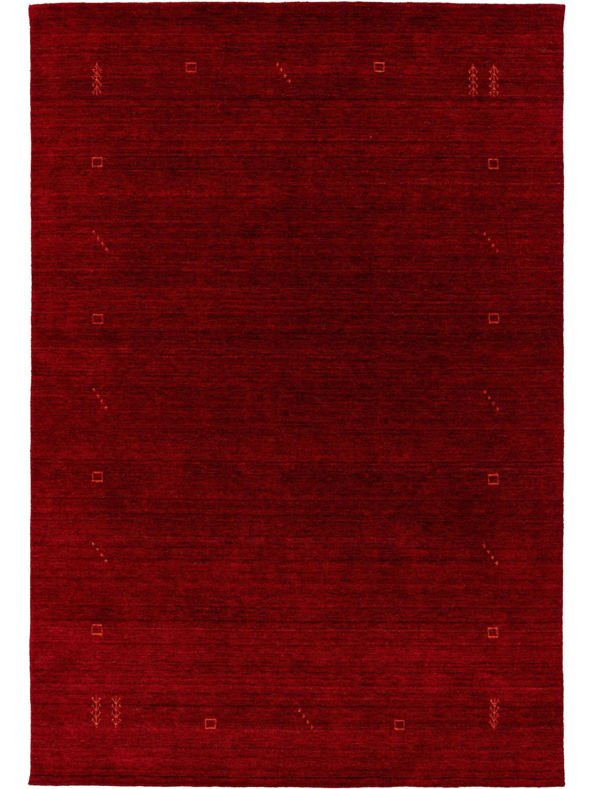 WOLLTEPPICH Jamal Rot 160x230 cm - Rot, Textil (160/230cm) - benuta Nest