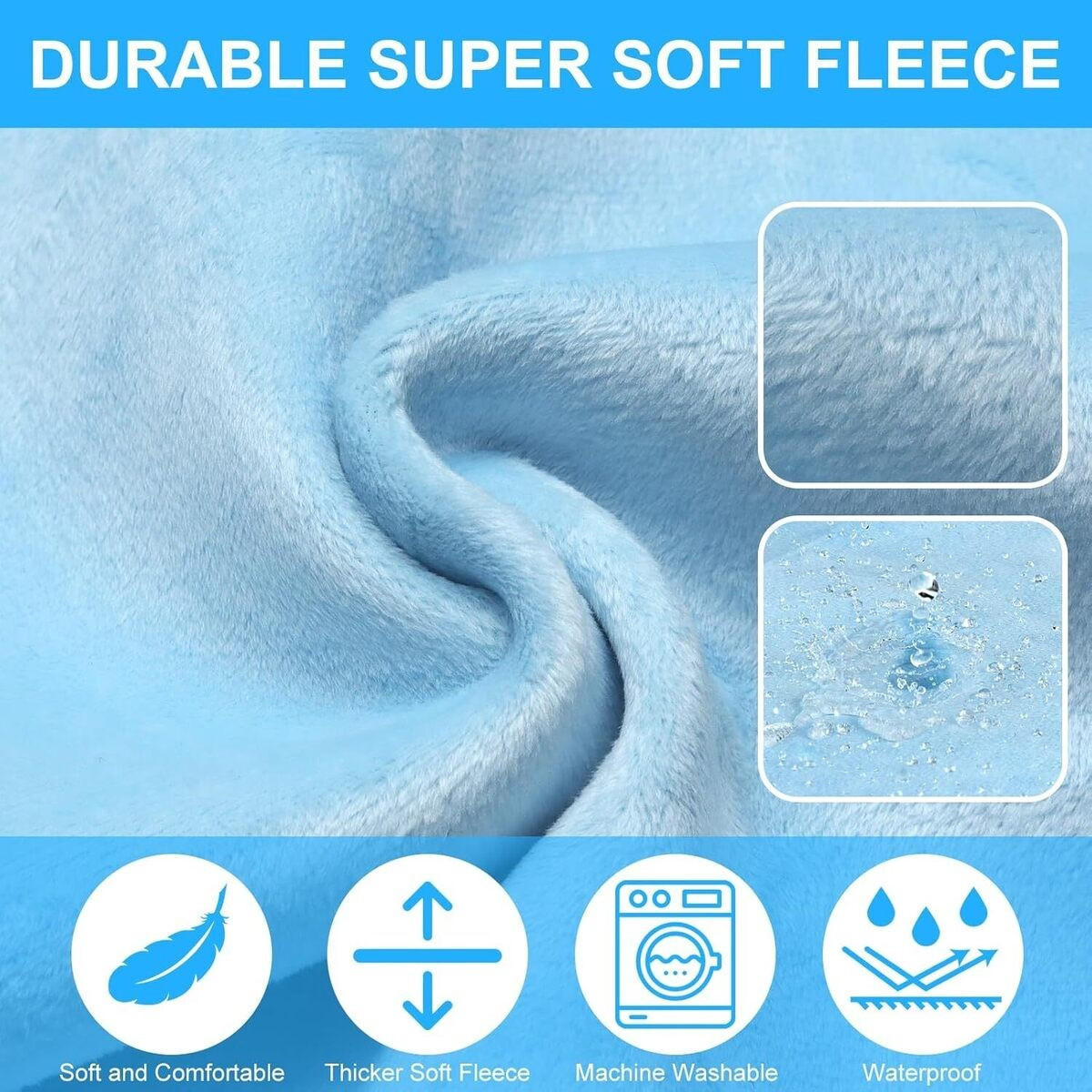 REISEBETT 79.5/48,5 cm - Grau, Textil