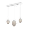 HÄNGELEUCHTE Echos 3-flammig Klar Ø 18/25cm - Klar/Weiß, Glas (18/18/20cm) - s.luce
