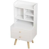 NACHTTISCH, weiß 36/43/81 cm - Weiß, Holzwerkstoff (72/13/45cm)