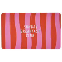 FRÜHSTÜCKSBRETT Bread 'n' Butter Sunday - Pink, Kunststoff (23/0.2/14cm) - Butlers
