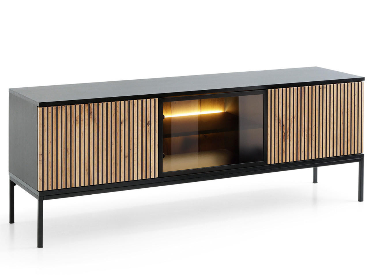Graingold Tv-Schrank Eiche Wotan 154x56x39 cm