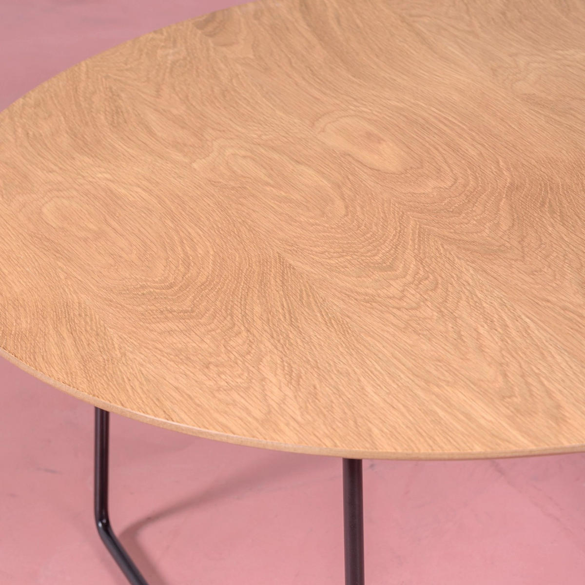COUCHTISCH Rund Eichefarben 55/49/41 cm - Eichefarben, Holz (55/49/41cm) - Nest Dream