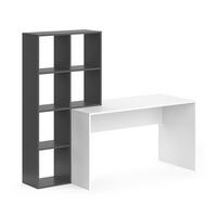 SCHREIBTISCH Mara Weiß/Anthrazit 166.8 x 59 cm - Anthrazit/Weiß, Holzwerkstoff (59/166.8/143cm) - Vicco