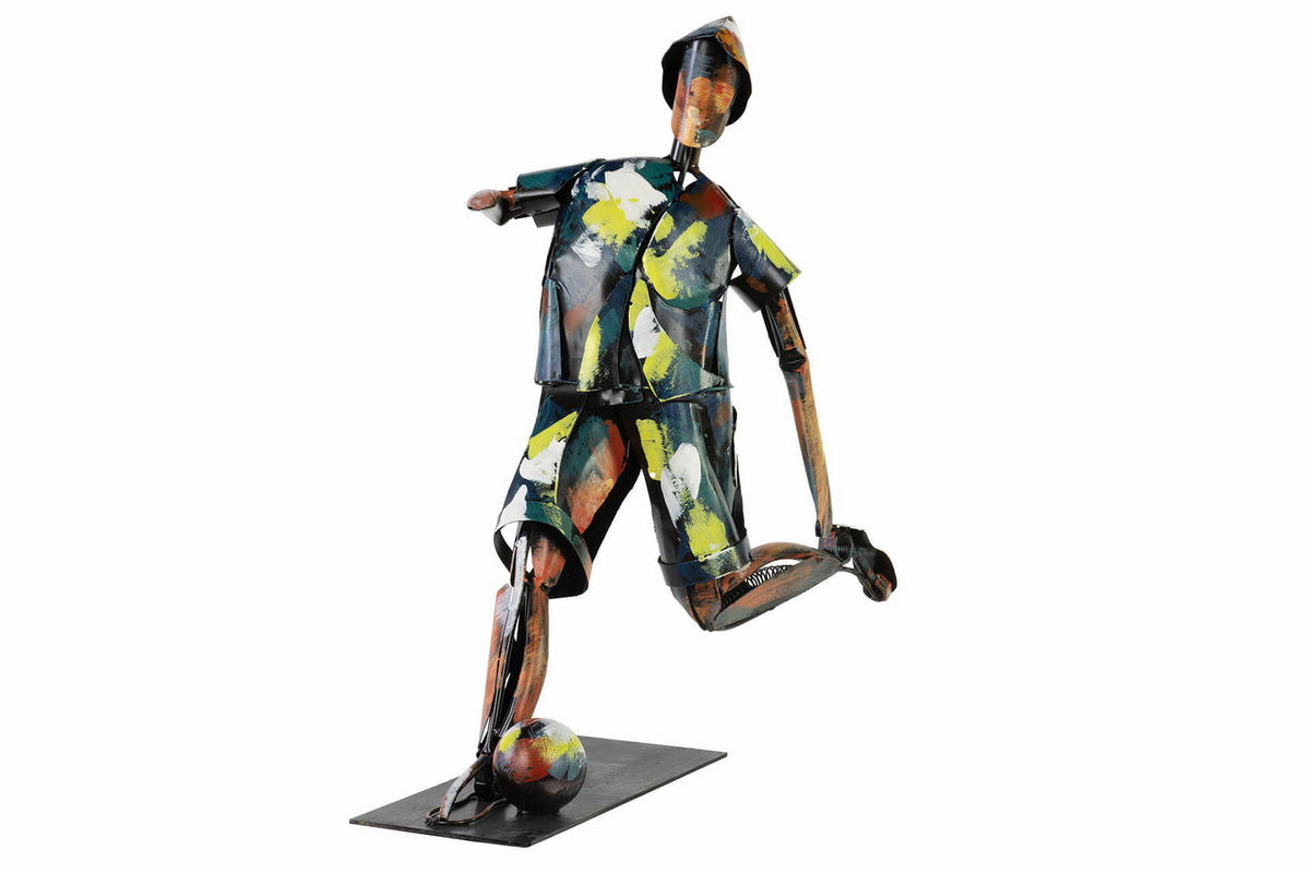 METALLSKULPTUR Bunt 60/60 cm - Multicolor, Metall (1.5/60/35cm) - KUNSTLOFT