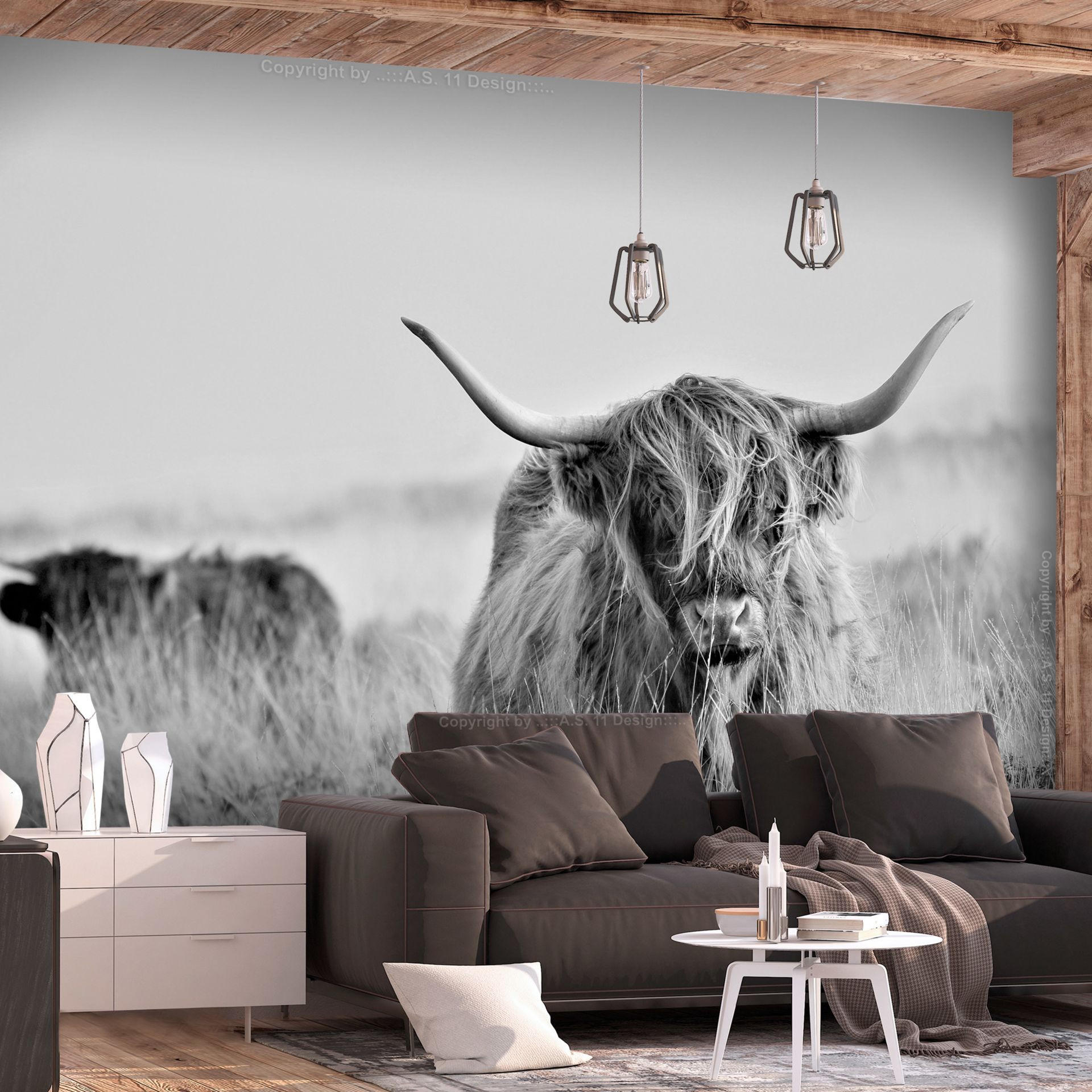 SELBSTKLEBENDE FOTOTAPETE 245/175 cm - Schwarz, Kunststoff/Textil (245/1cm) - KUNSTLOFT
