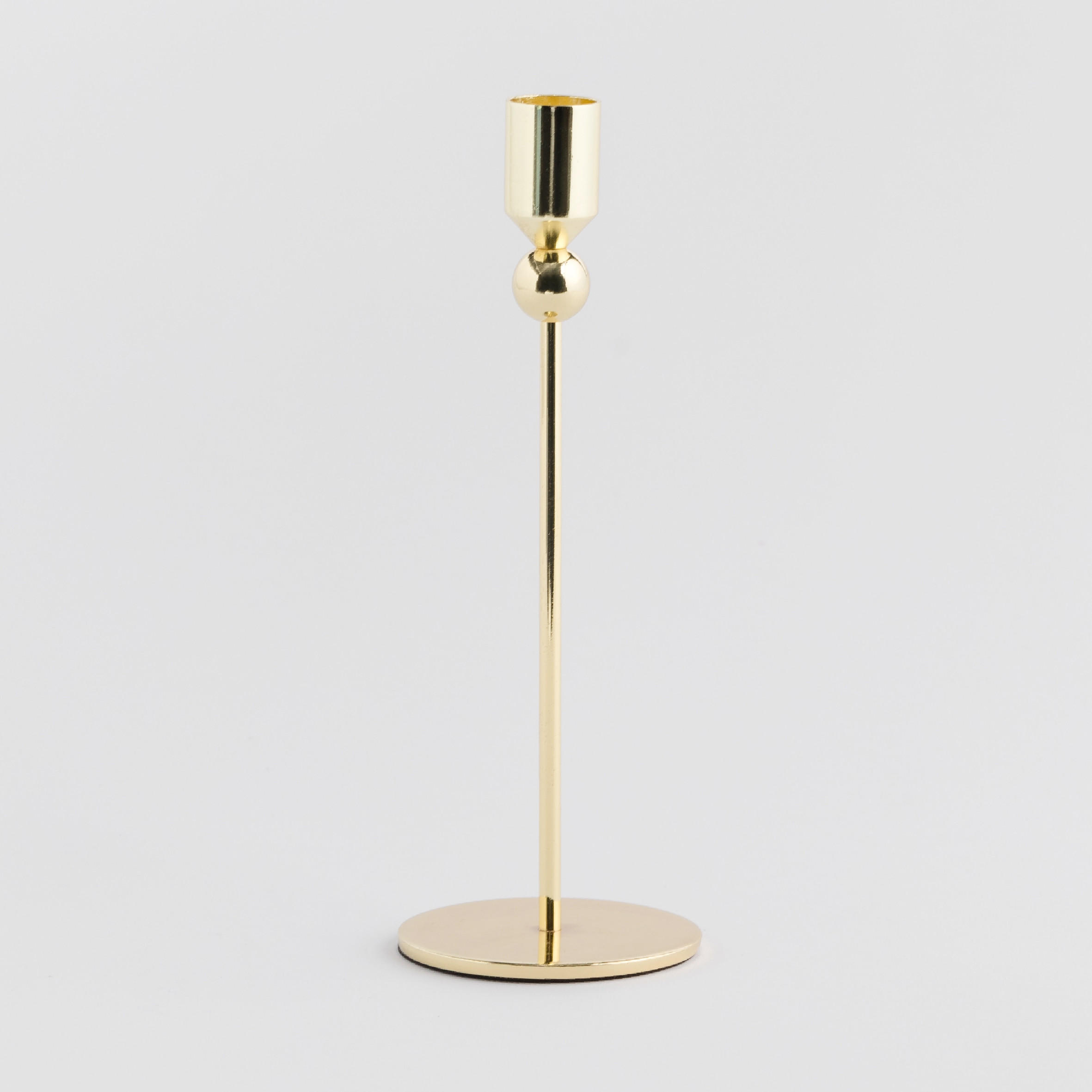 KERZENSTÄNDER Concepto - Goldfarben, Metall (8/22/8cm) - home&you