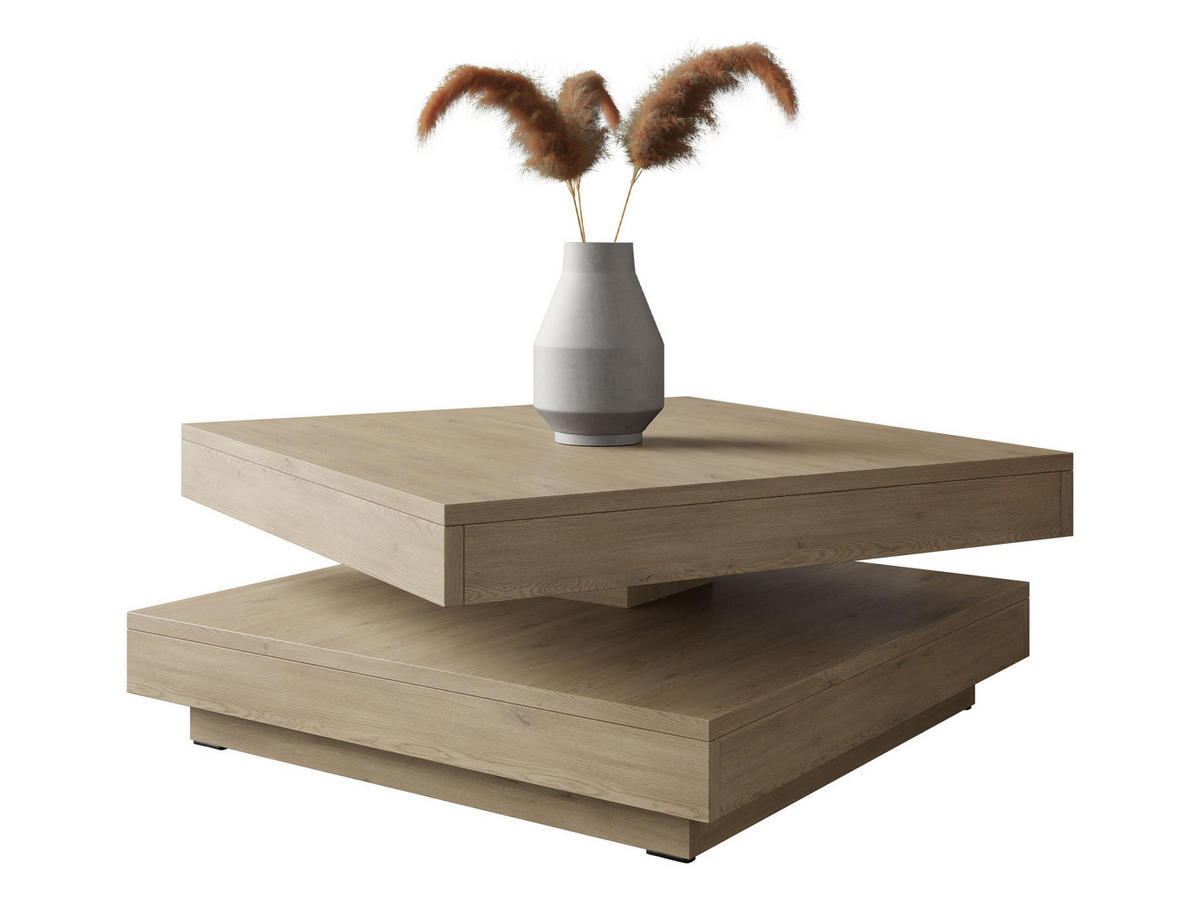 COUCHTISCH Nenani - Eichefarben, Holzwerkstoff (70/70/34cm) - MIRJAN24