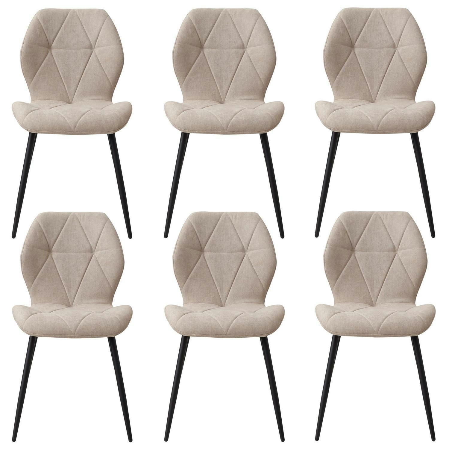 XXXLutz Esszimmerstuhl Beige 43x86x47.5 cm