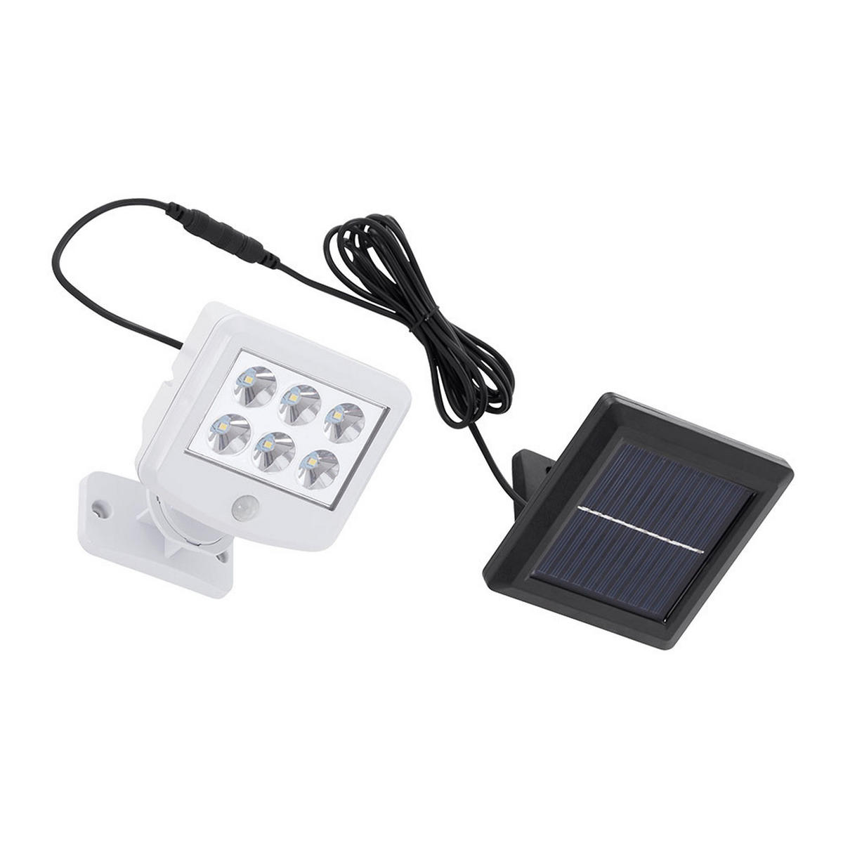 LED AUSSENLEUCHTE weiß mit Bewegungsmelder - Weiß, Kunststoff (10/5.3/12.8cm) - Briloner