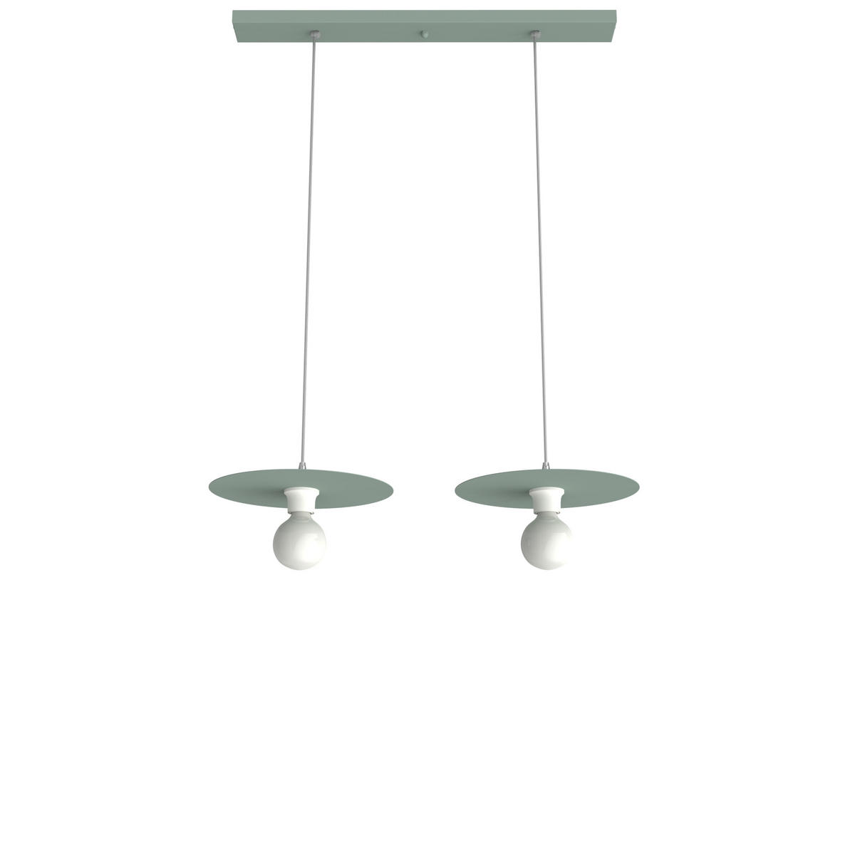 HÄNGELEUCHTE - Grün, Metall (30/30/7cm) - Lumicom