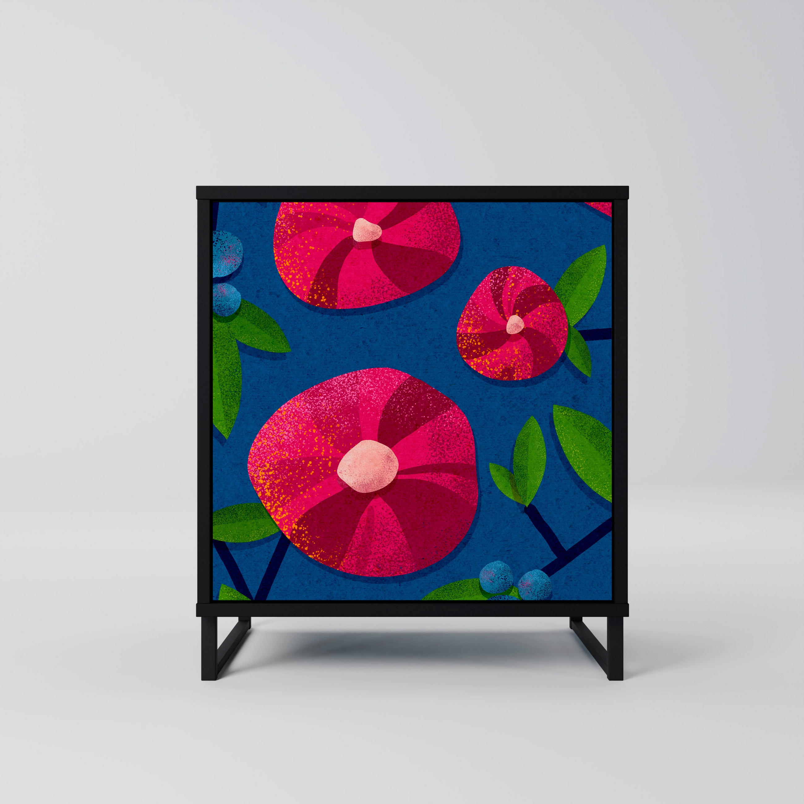 SpaceRebels Sideboard Schwarz 57.5x67.5x42 cm