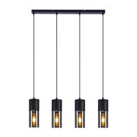 HÄNGELEUCHTE Kaelq 9/148/75 cm - Schwarz, Metall (75/9/148cm) - ZMH