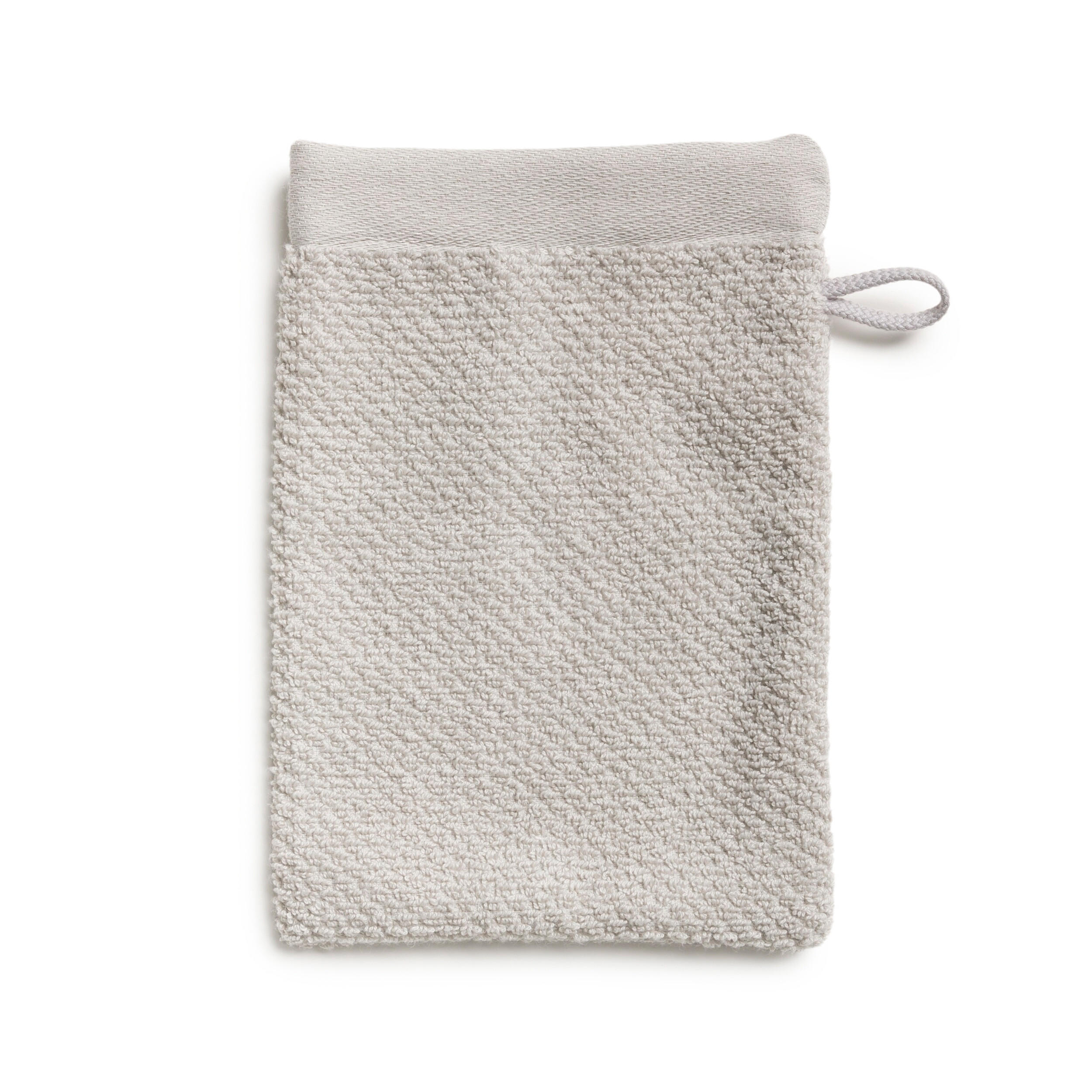 Möve Waschhandschuh Silber 15x20 cm