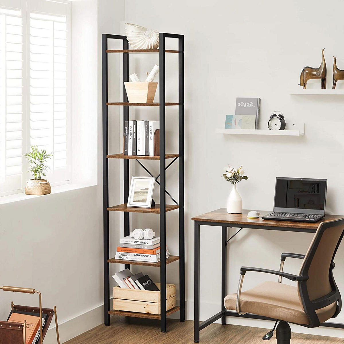 BÜCHERREGAL - Braun, Holzwerkstoff (30/188/40cm) - Hansiro