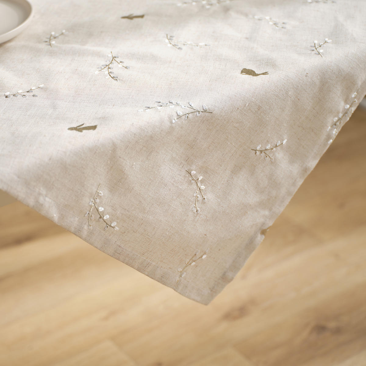 TISCHDECKE Bazinka - Beige, Textil (80/80/1cm) - home&you