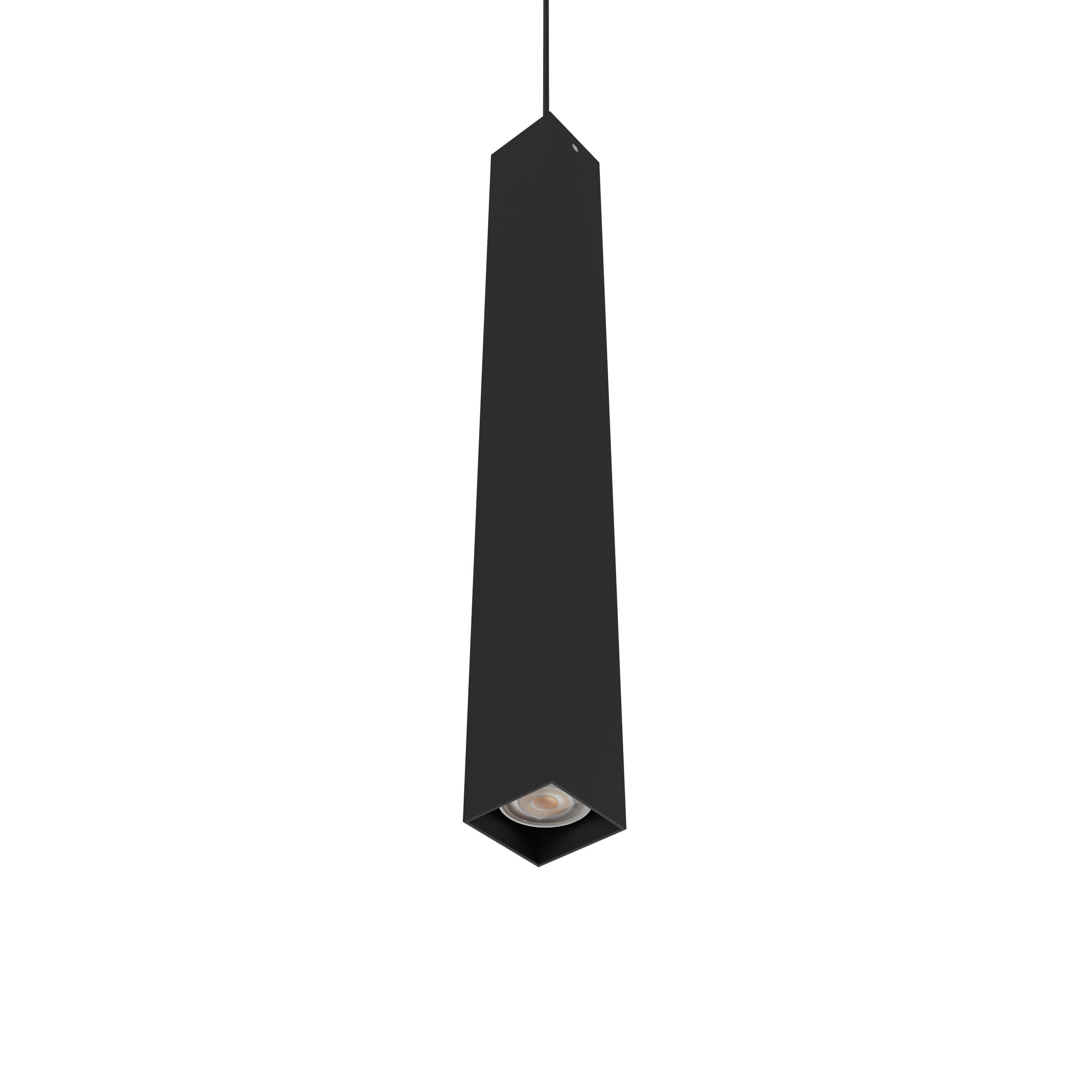 HÄNGELEUCHTE Cube H60 - Schwarz, Metall (6/6/60cm) - Lumicom
