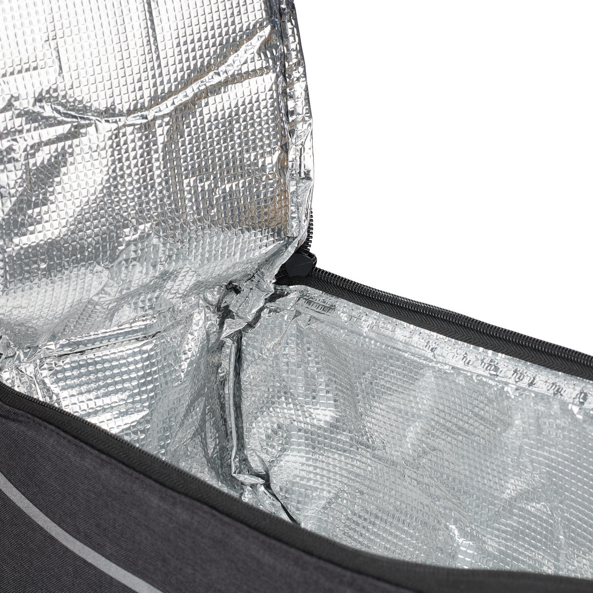 GEPÄCKTRÄGERTASCHE - Schwarz, Textil/Metall (16/15/38cm) - Relaxdays