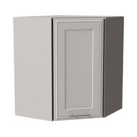 ECKHÄNGESCHRANK Salo W10/60 Weiß Matt / Grau 60 / 60 / 72cm - Weiß/Grau, Holz/Holzwerkstoff (60/72/60cm) - Feldmann-Wohnen