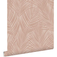 TAPETE Palmblätter 53 cm x 10.05 m - Pink, Papier (53/1000cm) - ESTAhome