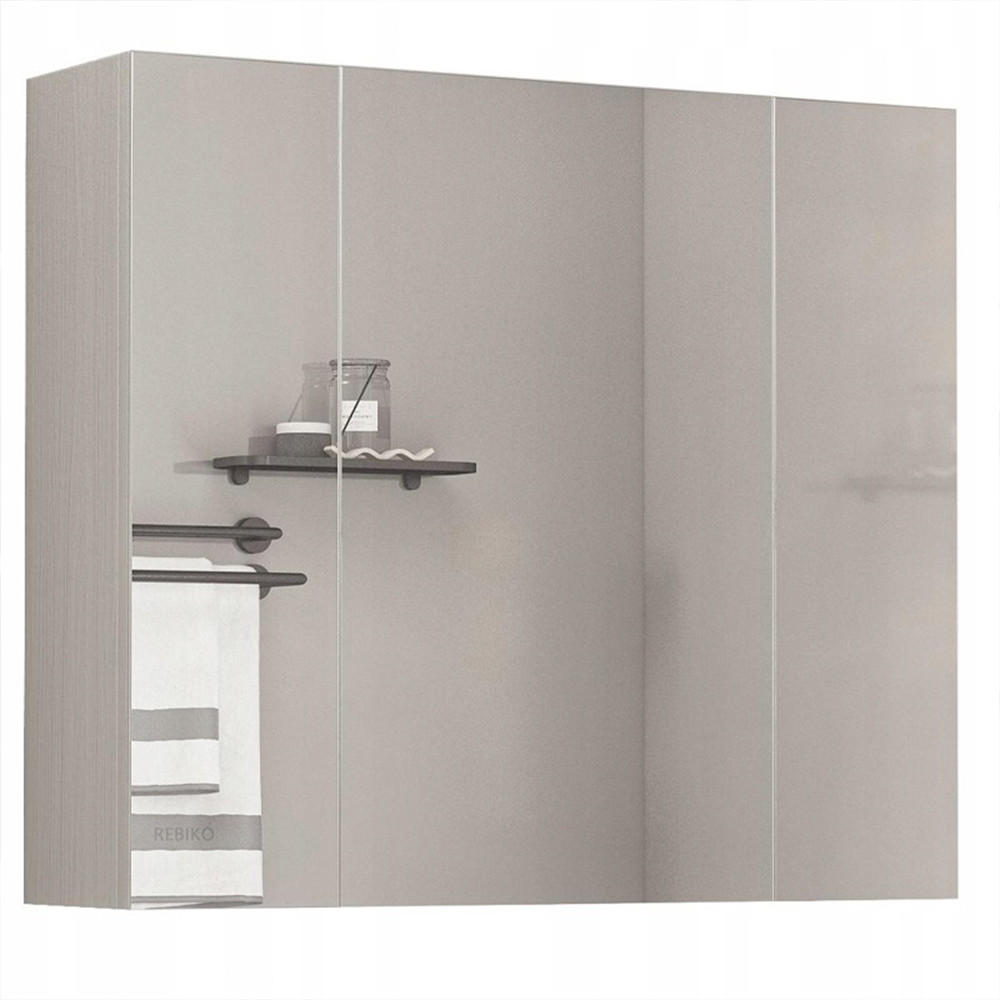 WANDSCHRANK, weiß 60/15/55 cm - Weiß, Holzwerkstoff (60/55/15cm)