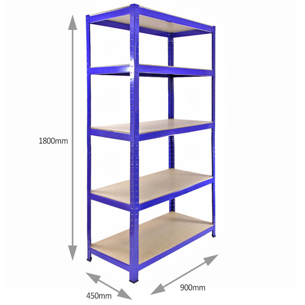 Thumbnail - Monster Racking Lagerregal, Blau, Metall, 90x180x45 cm, Freizeit, Heimwerken, Werkstatt
