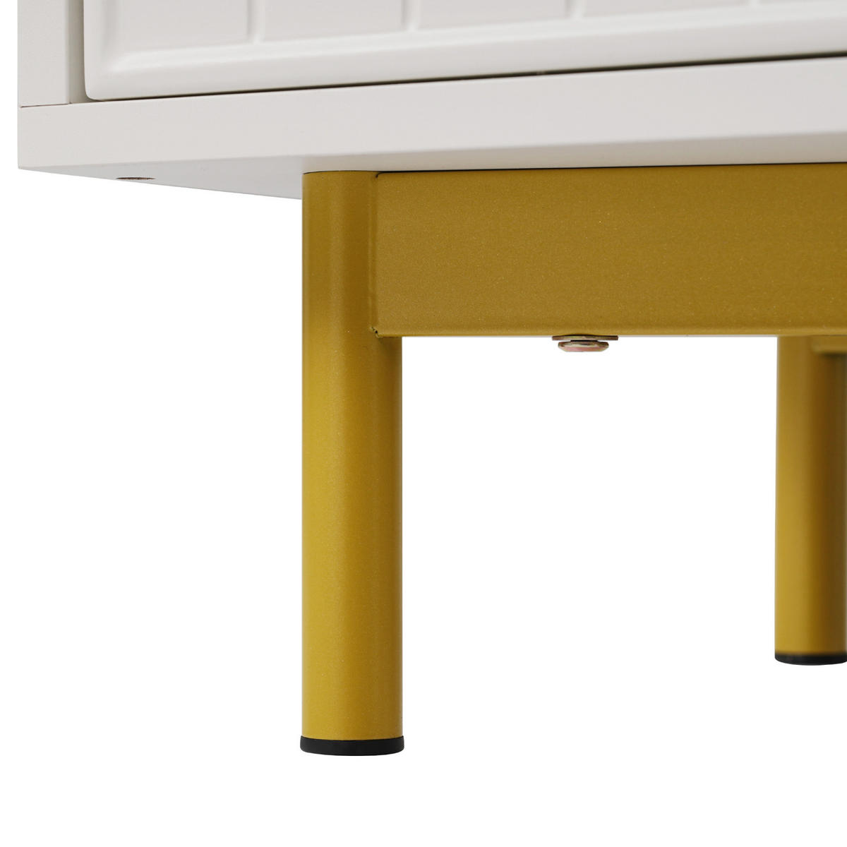 KOMMODE DE-37496 120/40/75 cm mit 2 Türen und 3 Schubladen Weiß - Weiß, Holzwerkstoff (120/40/75cm) - ComfortXL