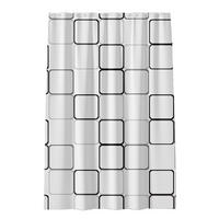 DUSCHVORHANG Weiß PEVA transluzent schnell trocknend wasserdicht maschinenwaschbar mit Haken Badezimmer - Weiß, Kunststoff (180/200cm) - MCBOSON