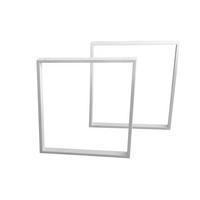 TISCHBEINE Loft 60 × 72 cm - Weiß, Metall (60/72/60cm) - Design Möbel