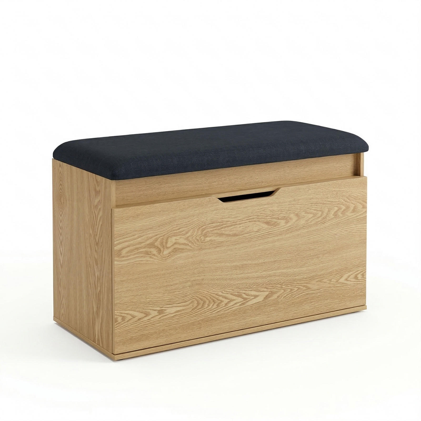 SCHUHSCHRANK Soto 80/50/35 cm Sitzbank - Braun, Holzwerkstoff (80/50/35cm) - BOXIMO
