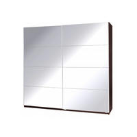 SCHIEBETÜRENSCHRANK - Kleiderschrank Corse 1 Wenge - Wengefarben, Holzwerkstoff (255/211/63cm) - Möblo