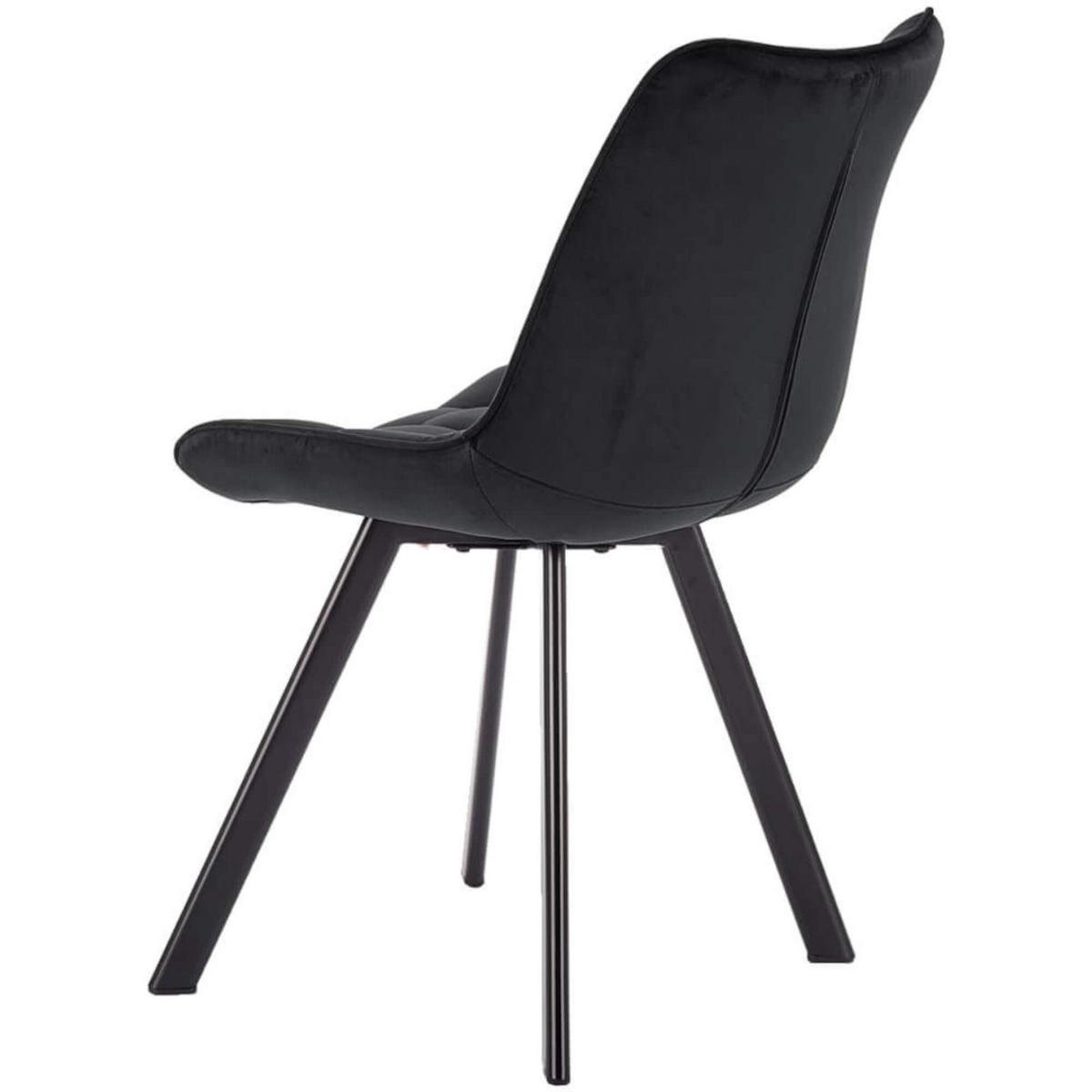STUHL MODI K332 - Schwarz, Holzwerkstoff/Metall (46/84/61cm) - Meblini